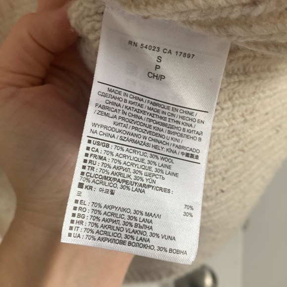 Banana Republic Long Open Cardigan Sweater Sz S - Picture 4 of 5